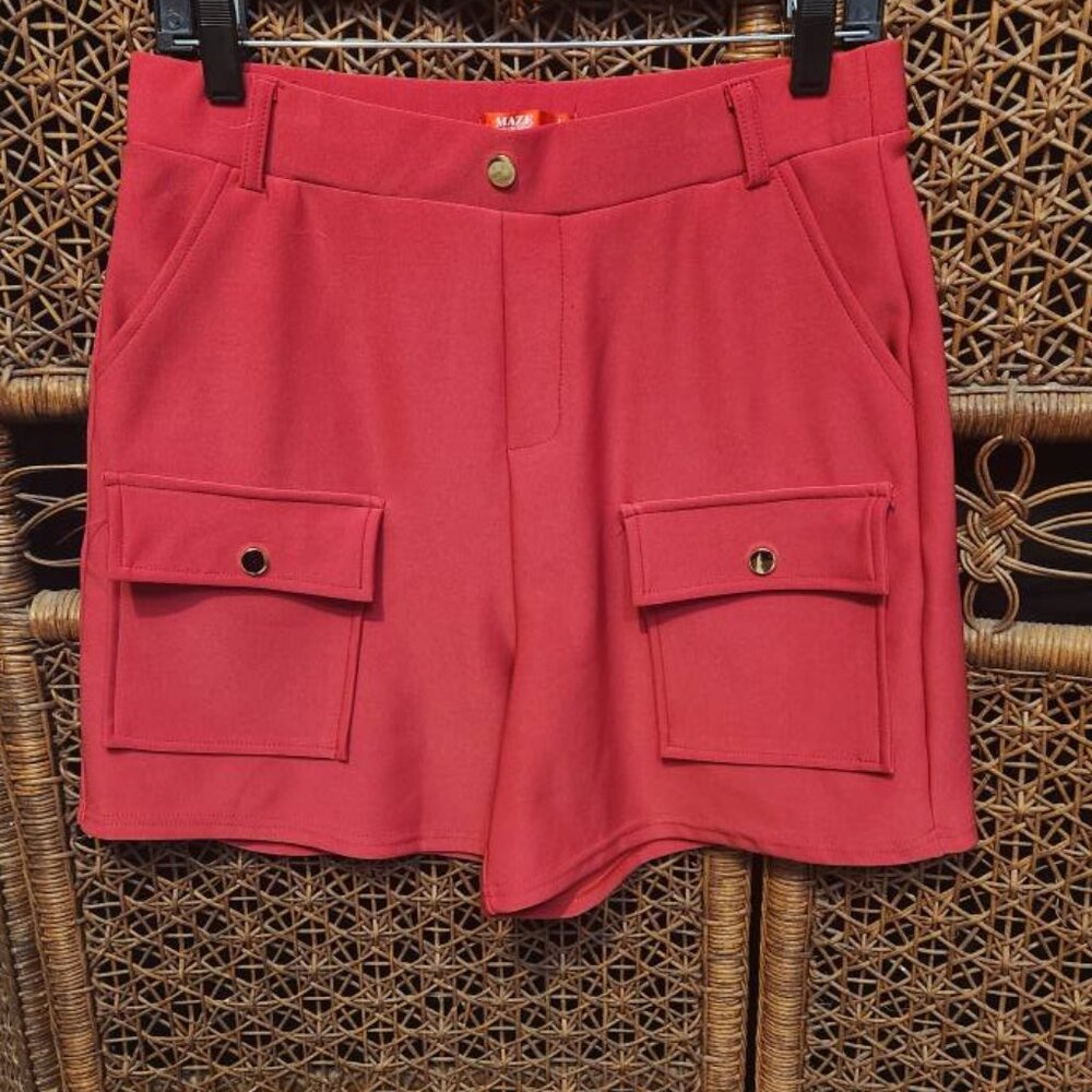 Red pull on Bermuda shorts- NWOT!